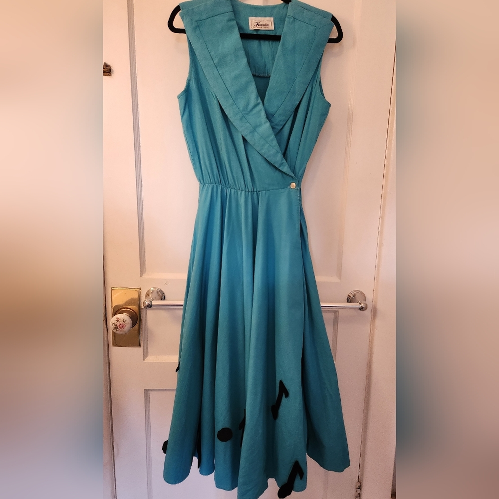 🎶80's Teal Dress🎶